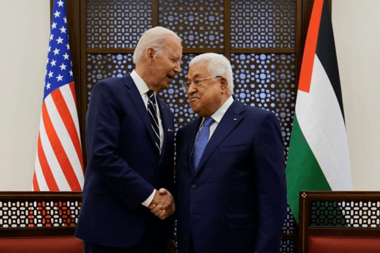 ღაზაში ჰოსპიტალზე თავდასხმის გამო, მაჰმუდ აბასმა ჯო ბაიდენთან დაგეგმილი შეხვედრა გააუქმა