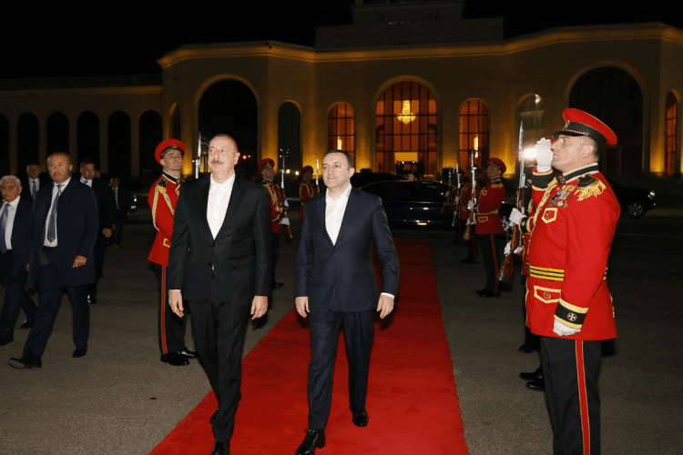 აზერბაიჯანის რესპუბლიკის პრეზიდენტის, ილჰამ ალიევის სამუშაო ვიზიტი საქართველოში დასრულდა