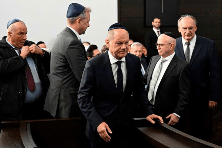 ოლაფ შოლცი – ღრმად ვარ აღშფოთებული 7 ოქტომბრის შემდეგ მთელ მსოფლიოში და სამწუხაროდ, გერმანიაშიც ანტისემიტური აგიტაციის გამო