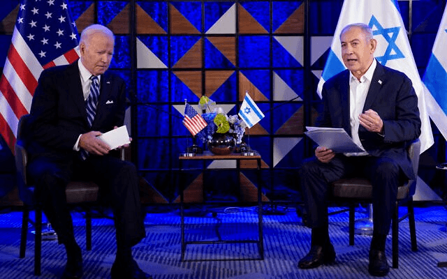 ბენიამინ ნეთანიაჰუ – ჯო ბაიდენი აშშ-ის პირველი პრეზიდენტია, რომელიც ისრაელში ომის დროს ჩავიდა, მსოფლიო ხედავს აშშ-ის მხარდაჭერას, რომელიც ისრაელზე თავდასხმის მომენტიდან გამოვლინდა