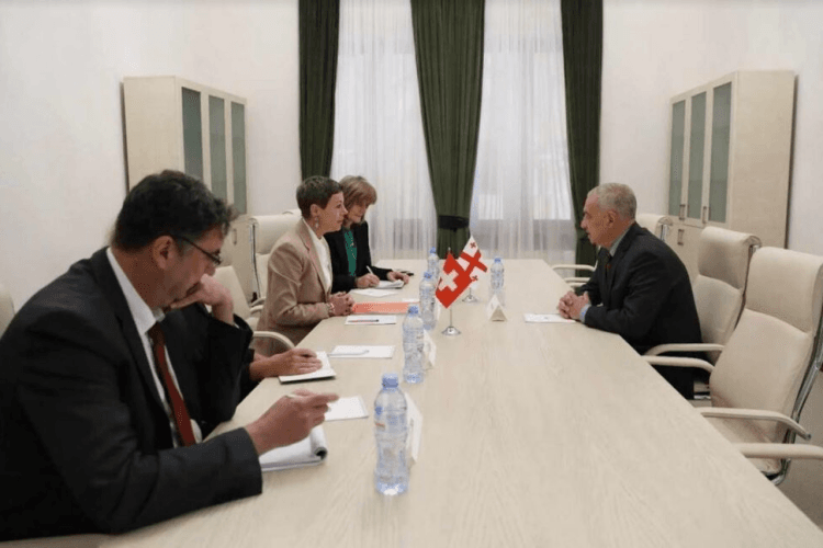 გია ვოლსკიმ საქართველოსა და რუსეთში შვეიცარიის ელჩებთან საქართველოს ოკუპირებულ ტერიტორიებზე და სამხრეთ კავკასიაში არსებული ვითარება განიხილა