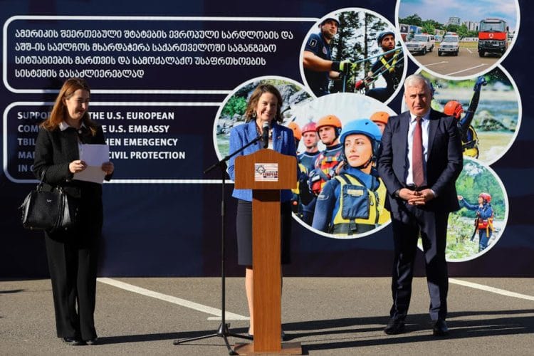 შინაგან საქმეთა სამინისტროს საგანგებო სიტუაციების მართვის სამსახურს აშშ-ის ელჩი ეწვია