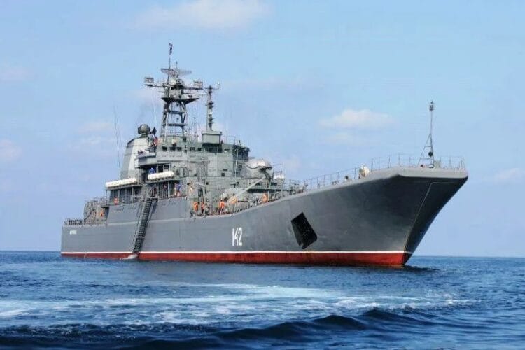 რუსულმა მხარემ შავი ზღვის ფლოტის სადესანტო გემ „ნოვოჩერკასკიზე“ თავდასხმა დაადასტურა