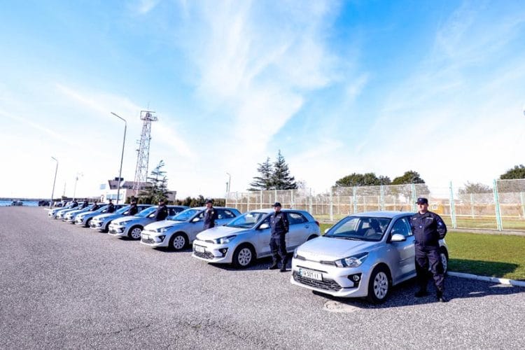 სანაპირო დაცვის დეპარტამენტს ახალი ავტომობილები გადაეცა