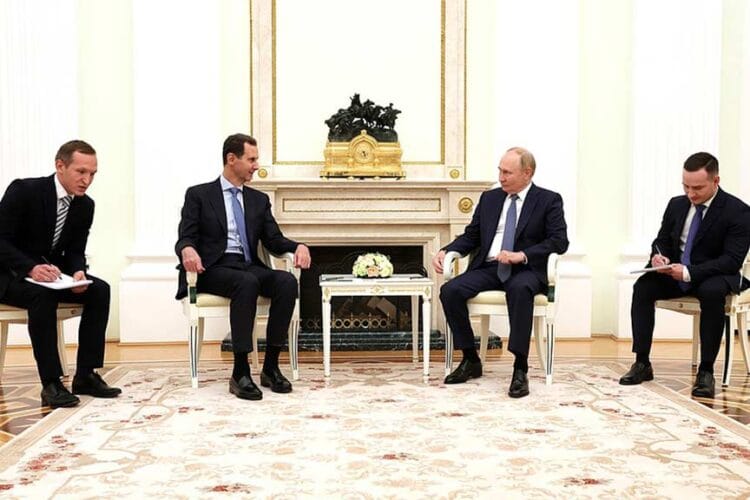 ვლადიმერ პუტინი სირიის პრეზიდენტ ბაშარ ასადს შეხვდა