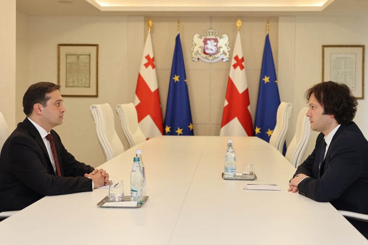 ირაკლი კობახიძე სახალხო დამცველს, ლევან იოსელიანს შეხვდა