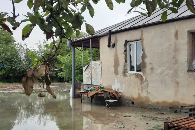 ლაგოდეხის მუნიციპალიტეტში უამინდობამ პრობლემები შექმნა