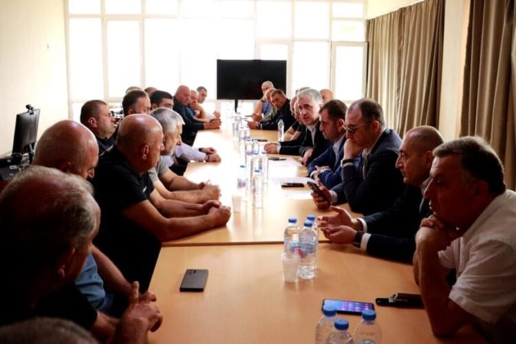 გარემოს დაცვისა და სოფლის მეურნეობის მინისტრი ოთარ შამუგია კახეთში რთველის მიმდინარეობას გაეცნო