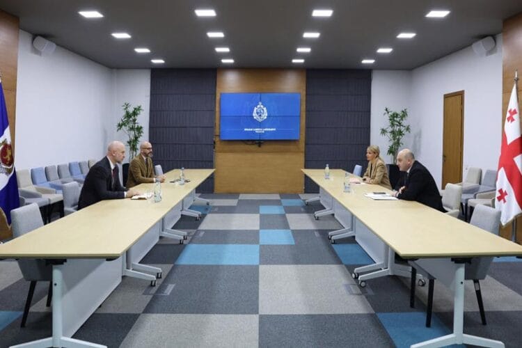 ალექსანდრე დარახველიძე საქართველოში აშშ-ის გამოძიების ფედერალური ბიუროს ატაშეს, ალექსანდრ ტიგაის შეხვდა