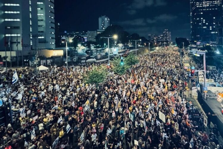 ღაზაში მყოფი მძევლების გათავისუფლების მოთხოვნით თელ ავივსა და იერუსალიმში მორიგი საპროტესტო აქციები იმართება