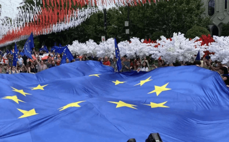 თბილისში მარში სახელწოდებით – „საქართველო ირჩევს ევროკავშირს“ იმართება