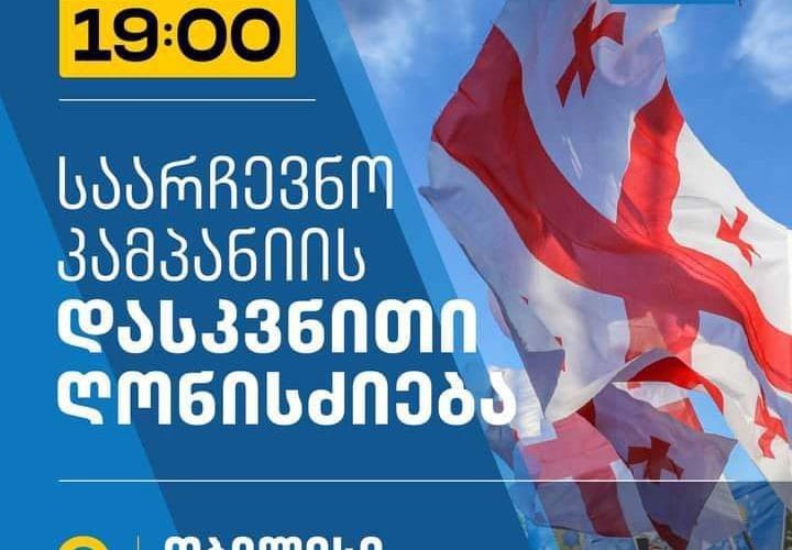 ღირსებით, მშვიდობით, კეთილდღეობით ევროპისკენ – ამ იდეის გარშემო დღეს მოქალაქეები ისევ გაერთიანდებიან