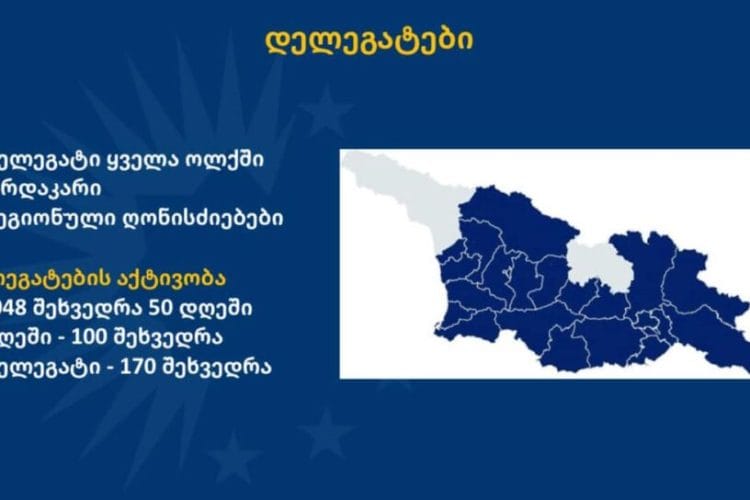 შალვა პაპუაშვილი – ვინმეს თუ აქვს პრობლემა ფერების აღქმაში, მაშინ მოვუწოდებ, დააკვირდნენ, რომ საქართველოს ის ნაწილები, რომლებიც ოკუპირებულია, რუკაზე რუხი ფერით არის გამოსახული