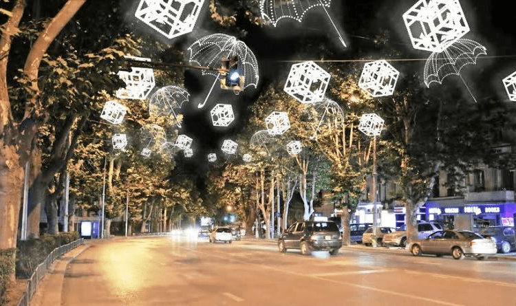 საახალწლო ილუმინაციების მონტაჟის გამო მელიქიშვილის გამზირზე ღამის საათებში მოძრაობა შეიზღუდება