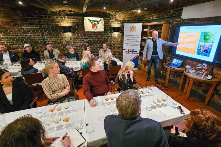 ფინეთის დედაქალაქში ქართული ღვინის წარდგენა გაიმართა