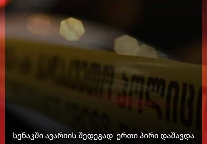 სოფელ ნოსირში მომხდარი ავარიის შედეგად ერთი პირი დაშავდა
