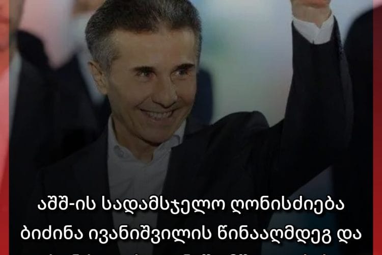 აშშ-ის სადამსჯელო ღონისძიება ბიძინა ივანიშვილის წინააღმდეგ და სანქცია ქვეყანაში მშვიდობის შენარჩუნებისთვის