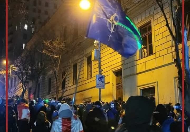 რუსთაველის გამზირზე საპროტესტო აქცია ამ დროისთვის დასრულებულია