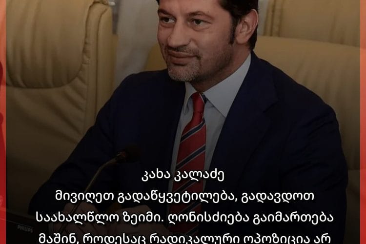 ხელისუფლებამ პროვოკაციების თავიდან აცილების მიზნით ნაძვის ხის საზეიმო გახსნა გადადო