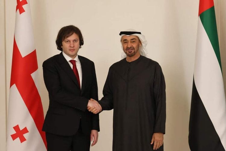 ირაკლი კობახიძე არაბთა გაერთიანებული საამიროების პრეზიდენტს შეხვდა
