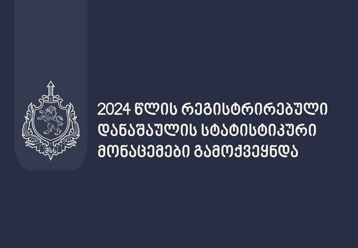 შსს საზოგადოებისთვის ღიაა და რელევანტურ სტატისტიკას აქვეყნებს