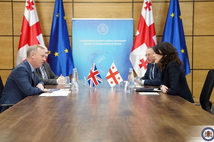 მაკა ბოჭორიშვილი გაერთიანებული სამეფოს ელჩს, გარეთ უორდს შეხვდა