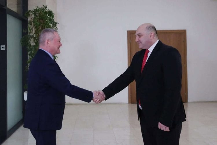 შს მინისტრის მოადგილე ალექსანდრე დარახველიძე ევროპის საბჭოს ადამიანის უფლებათა კომისარს – მაიკლ ოფლაერტს შეხვდა