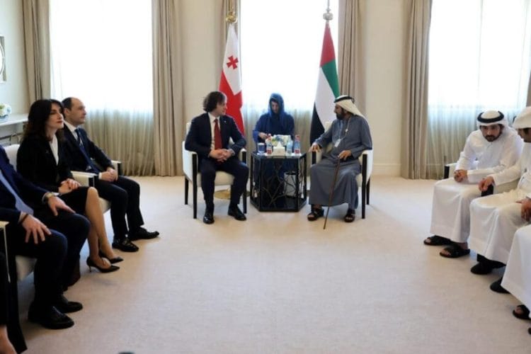 ირაკლი კობახიძე არაბთა გაერთიანებული საემიროების ვიცე-პრეზიდენტსა და პრემიერ-მინისტრს, შეიხ მოჰამედ ბინ რაშიდ ალ მაქტუმს შეხვდა