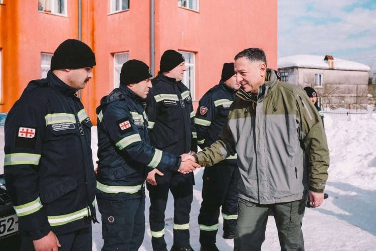 შინაგან საქმეთა მინისტრი საგანგებო სიტუაციების მართვის სამსახურის ლოკალურ შტაბში იმყოფებოდა