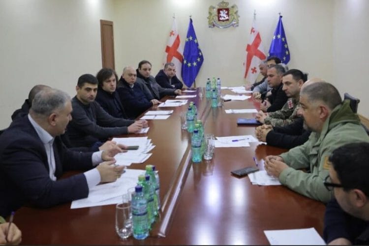 ირაკლი კობახიძე გურიის რეგიონში საკოორდინაციო შტაბის სხდომას მართავს
