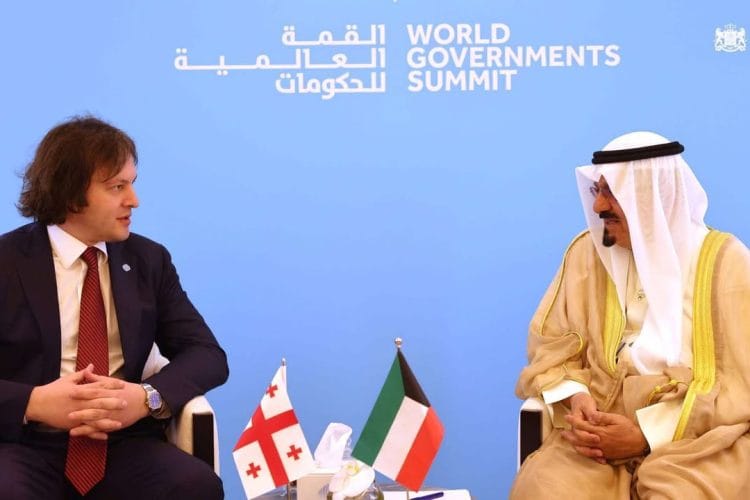 საქართველოს პრემიერ-მინისტრ ირაკლი კობახიძესა და ქუვეითის სახელმწიფოს პრემიერ-მინისტრ, აჰმედ ალ აბდულა ალ აჰმედ ალ საბაჰსის შეხვედრა შედგა