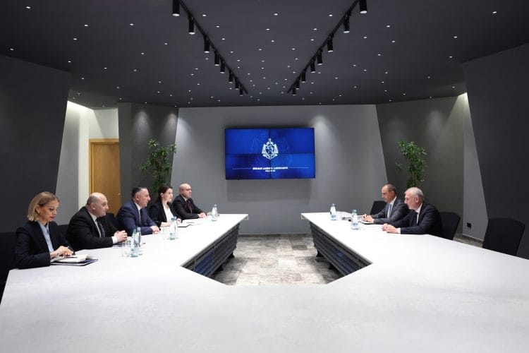 ვახტანგ გომელაური საქართველოში იტალიის რესპუბლიკის საგანგებო და სრულუფლებიან ელჩს შეხვდა