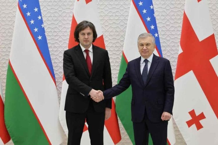 საქართველოს პრემიერ-მინისტრი ირაკლი კობახიძე უზბეკეთის რესპუბლიკის პრეზიდენტ შავკატ მირზიოევს შეხვდა