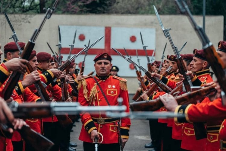 ეროვნულ გვარდიაში სამხედრო – სარიტუალო სამსახურის დღე აღინიშნა