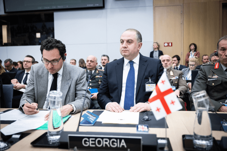 საქართველოს თავდაცვის მინისტრმა ბრიუსელში რამშტაინის ფორმატის მორიგ შეხვედრაში მონაწილეობა მიიღო