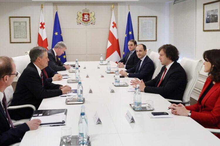 საქართველოს პრემიერ-მინისტრ ირაკლი კობახიძისა და აშშ-ის სენატორ სტივ დეინსის შეხვედრა – პოზიტიური ნაბიჯი ორ ქვეყანას შორის ურთიერთობების გაღრმავებისკენ