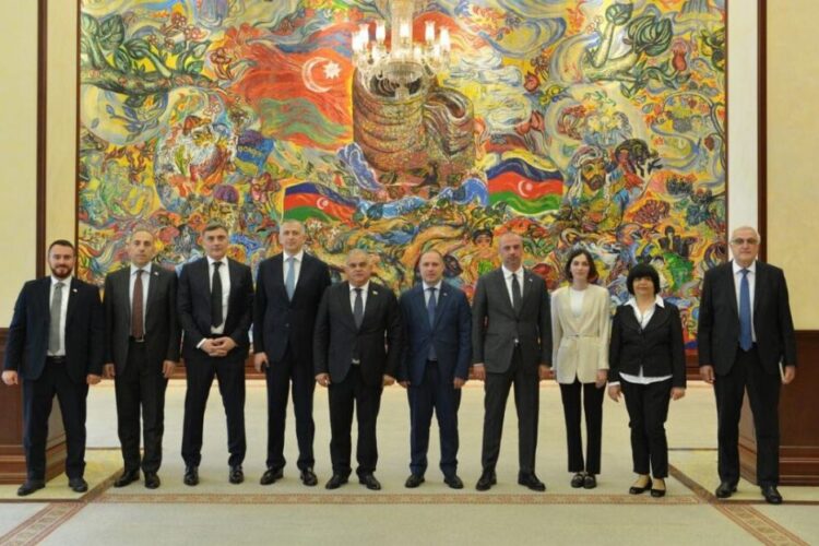 პარლამენტის დელეგაცია სამუშაო ვიზიტით აზერბაიჯანის რესპუბლიკაში იმყოფება