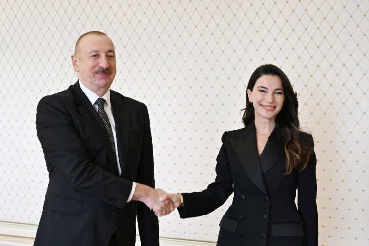 მარიამ ქვრივიშვილი აზერბაიჯანის პრეზიდენტს, ილჰამ ალიევს შეხვდა