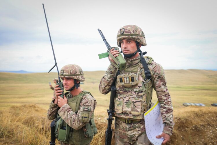 6-თვის ვადით გაწვეულმა წვევამდელებმა ოცეულის დონის ტაქტიკური სწავლება ჩაატარეს