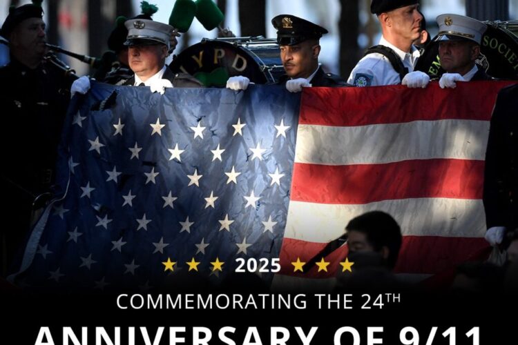 აშშ-ის საელჩო – 2001 წლის 11 სექტემბერი აშშ-ის ისტორიაში ერთ-ერთი ყველაზე ტრაგიკული დღეა, აღვნიშნავთ 11 სექტემბერს, როგორც ეროვნული სამსახურისა და ხსოვნის დღეს