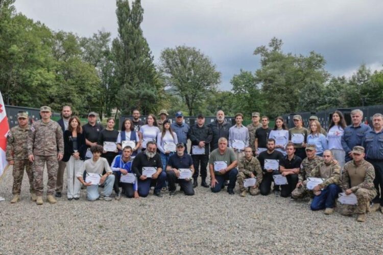 გომბორში თავდაცვის მოხალისის საბაზისო მომზადების პირველი კურსი დასრულდა