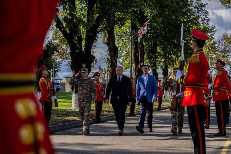საქართველოს თავდაცვის მინისტრი ტერიტორიული თავდაცვის ბრიგადების დაარსების დღისადმი მიძღვნილ ღონისძიებას დაესწრო