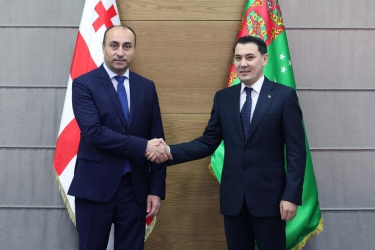შინაგან საქმეთა მინისტრი თურქმენეთის ელჩს შეხვდა