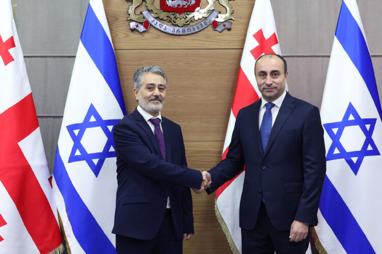 შინაგან საქმეთა მინისტრი ისრაელის ახლად დანიშნულ ელჩს, ვალიდ აბუ ჰაიასს შეხვდა