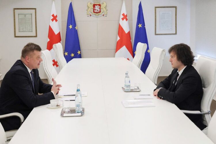 ირაკლი კობახიძე ბელარუსის ელჩს, ნიკოლაი როგაშჩუკს შეხვდა