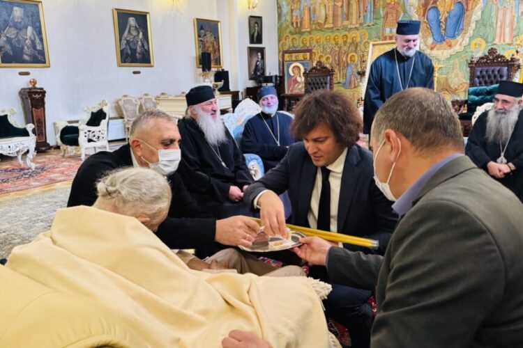 ირაკლი კობახიძე საპატრიარქო რეზიდენციაში ილია მეორეს ეწვია