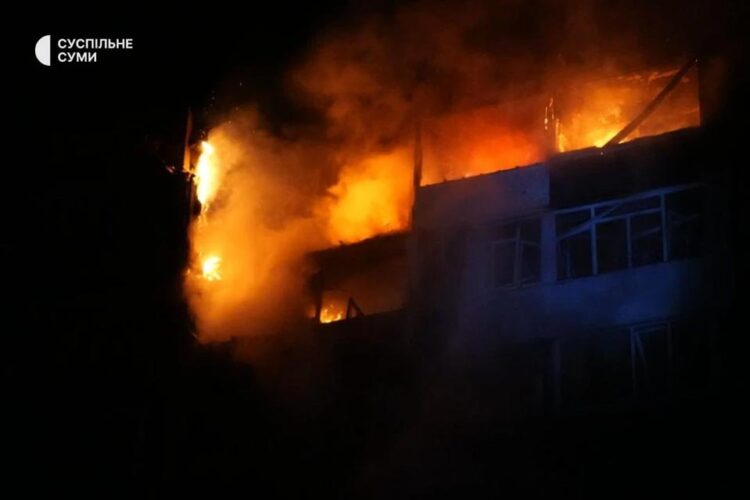 რუსეთმა გასულ ღამეს სუმის ოლქზე თავდასხმა განახორციელა, არიან დაშავებულები