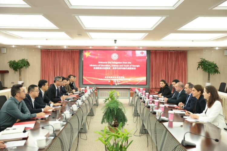 გივი მიქანაძე ჩინეთში, ნანჯინგის სარკინიგზო ტექნოლოგიების პროფესიულ ინსტიტუტს ეწვია