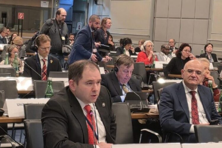 ნიკოლოზ სამხარაძე ეუთო-ს საპარლამენტო ასამბლეის პლენარულ სხდომაზე სიტყვით გამოვიდა