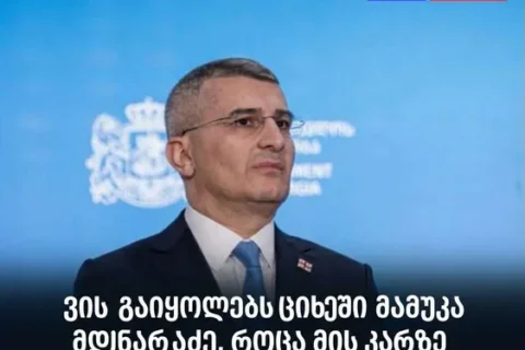 ვის გაიყოლებს ციხეში მამუკა მდინარაძე, როცა მის კარზე სამართალდამცავები მიაკაკუნებენ ?